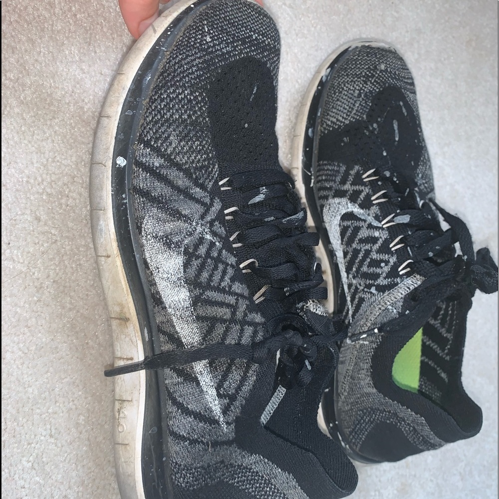 cute and comfy knit Nike running shoes